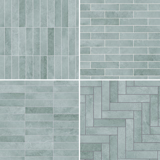 Atlas Brick Grey Porcelain Floor and Wall Tile