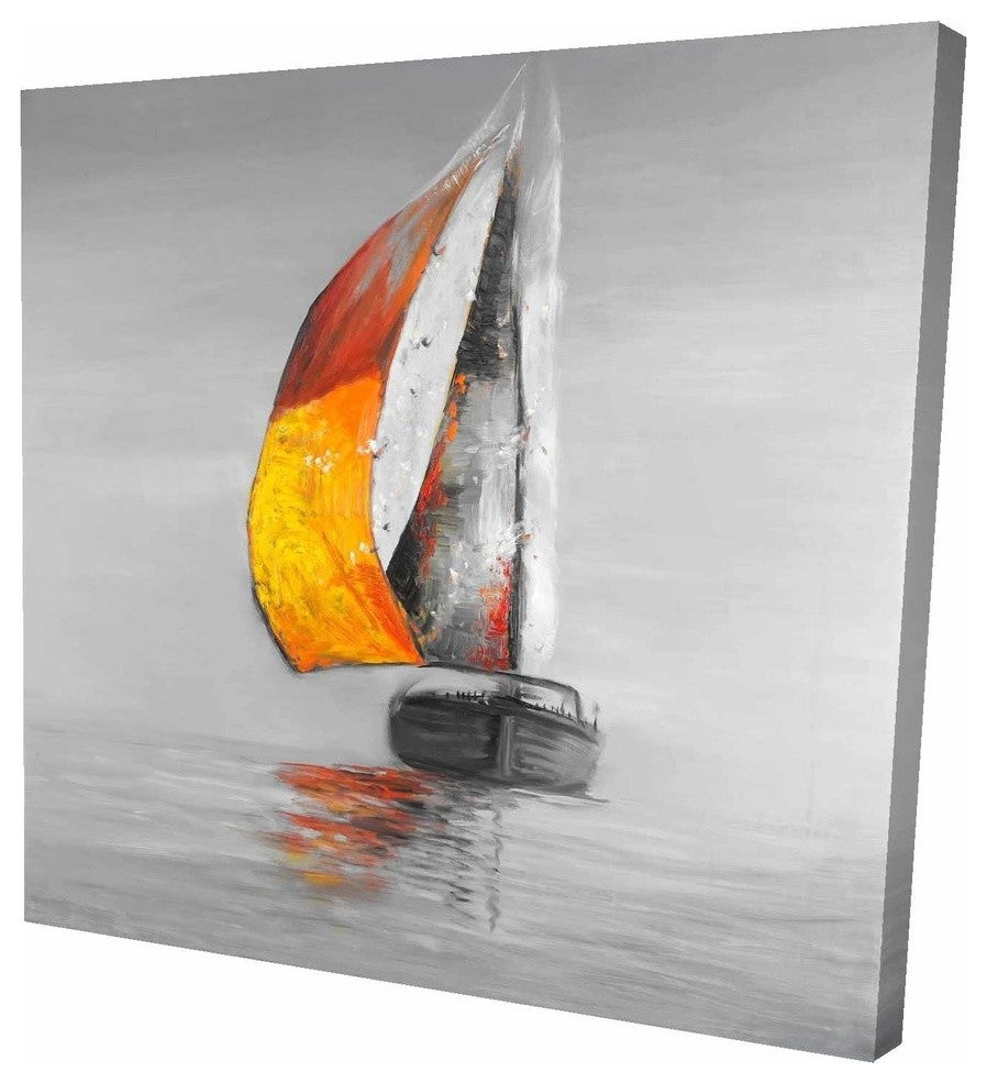 Sail, Fine Art Gallery Wrapped Canvas, 24"x24"
