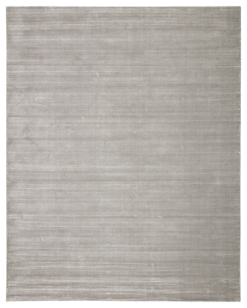 Jaipur Living Basis Handmade Solid Gray/ Silver Area Rug 3'6"X5'6"