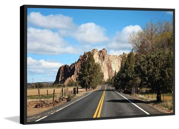 "On the Road Again" Floater Framed Painting Print on Canvas, 30"x20"