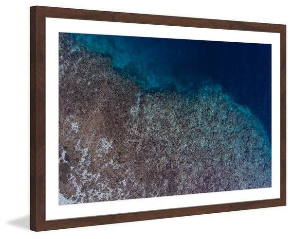 "On the Blue Edge" Framed Painting Print, 24"x16"