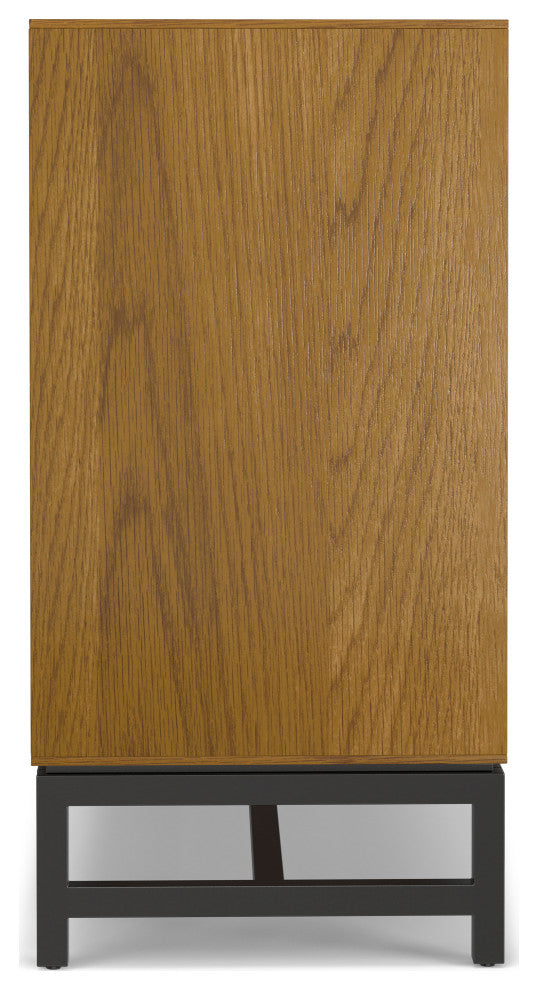 Banting Mid Century Sideboard With Centre Drawers, Oak Veneer