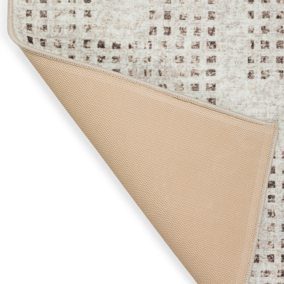 Delano DA1 Ivory 2'6" x 12' Runner Rug