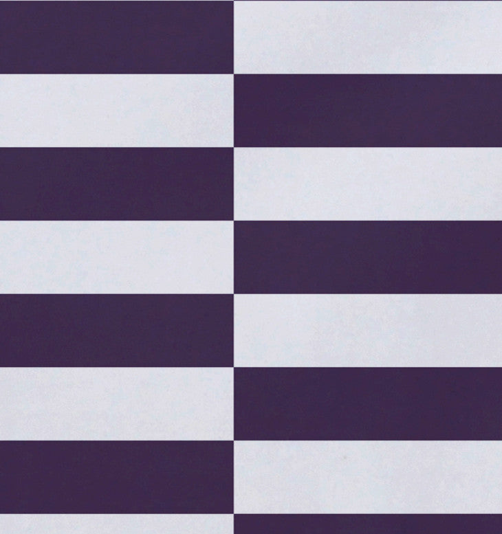 Stair Stepping Stripes Print Placement, Larkspur, Set of 4