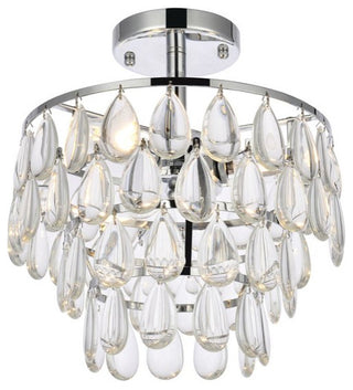 Murphy 12" Flush Mount, Chrome