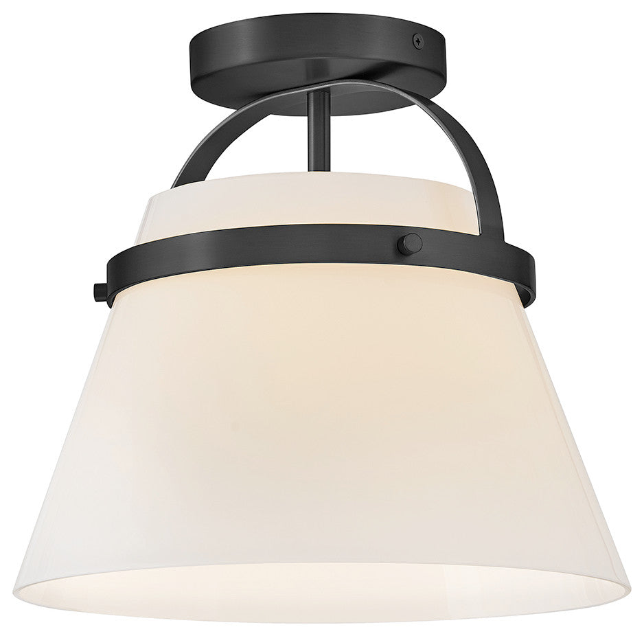 Lark Tori Medium Semi-Flush Mount, Black