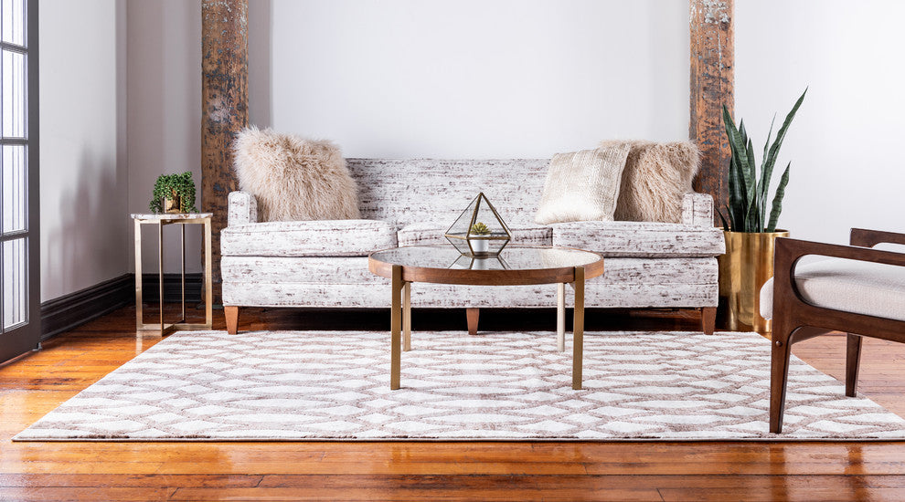 Unique Loom Brown Madison Rushmore 7' 0 x 10' 0 Area Rug