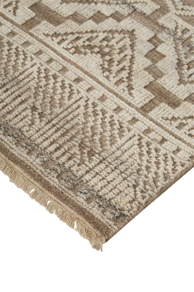 Weave & Wander Eckhart Rug, Beige/Gray, 9'6"x13'6"