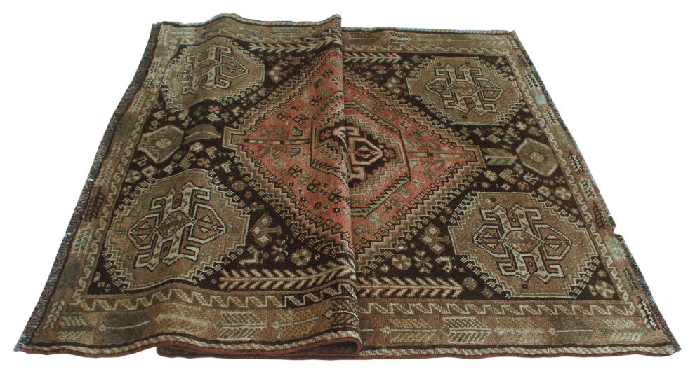 Fine Vintage Distressed Markus Rust Rug