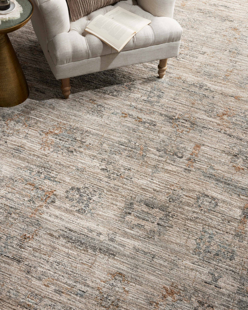 Jean Stoffer x Loloi Katherine Pebble / Ocean 11'-6" x 15'-7" Area Rug