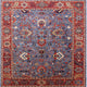Ahgly Company Indoor Square Mid-Century Modern Area Rugs, 5' Square