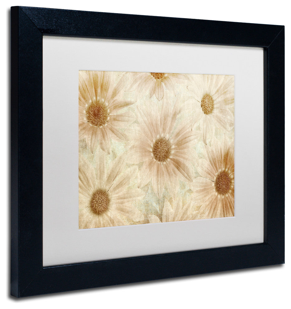 Cora Niele ''Vintage Daisies'' Matted Framed Art