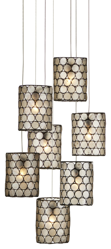 Regatta Round 7-Light Multi-Drop Pendant