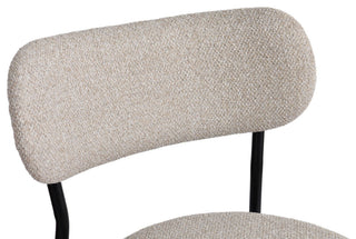 Continental Upholstered Counter Stool, Set of 2, Bone White