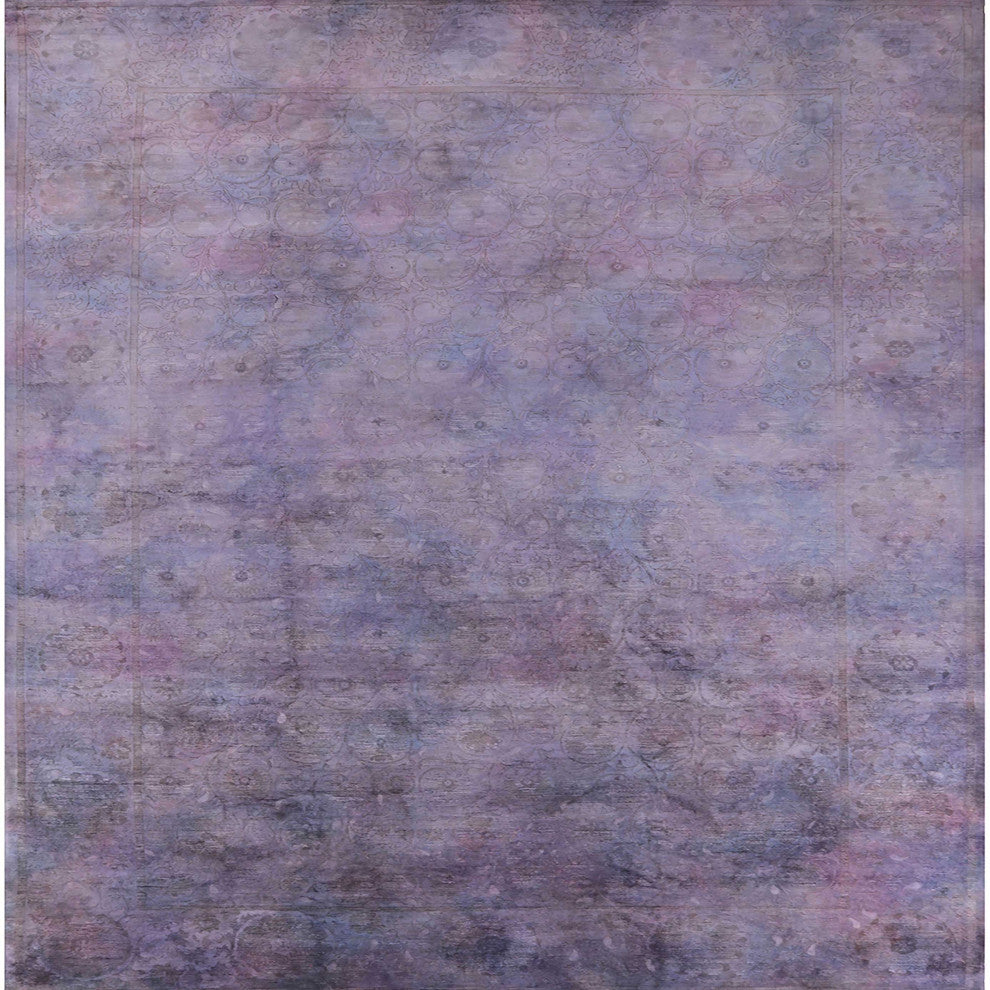 Ahgly Company Indoor Square Mid-Century Modern Area Rugs, 8' Square