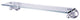 Kingston Brass Glass Shelf, Polished Chrome