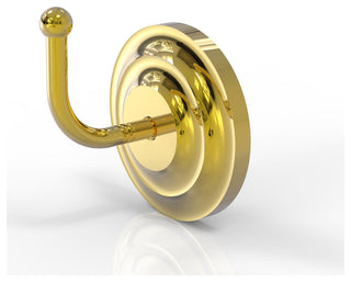 Que New Robe Hook, Polished Brass