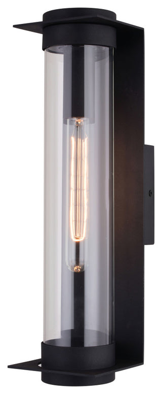 Brighton Park 18"H Outdoor Wall Light Textured Black