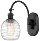 Innovations 518-1W-BK-G1013 1-Light Sconce, Matte Black
