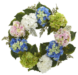 24" Hydrangea Wreath