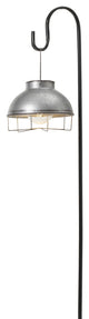 43.3" Solar Lighted Metal Lamp