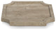 Zahava Travertine Stone Tray, Medium