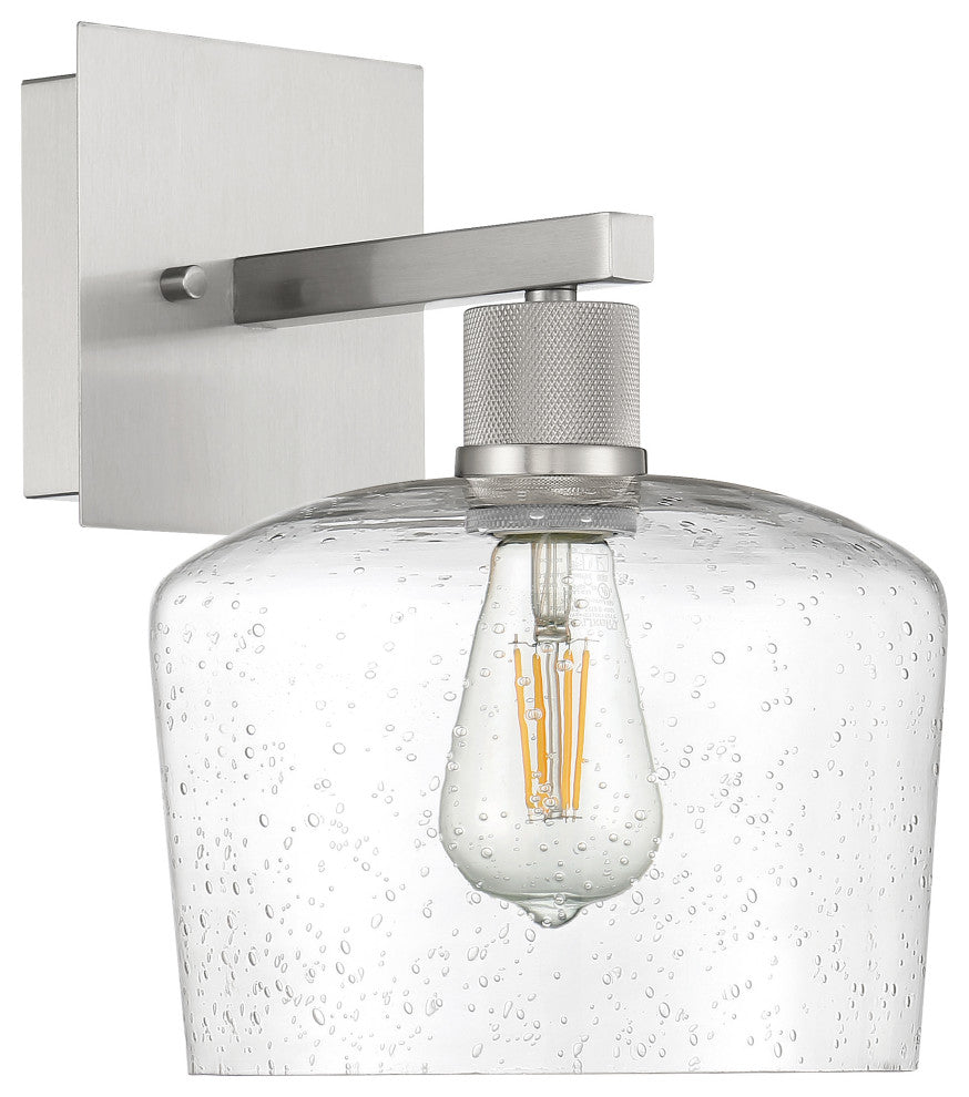 Access Lighting 63144LEDDLP/SDG Port Nine 12" Tall LED Wall - Brushed Steel