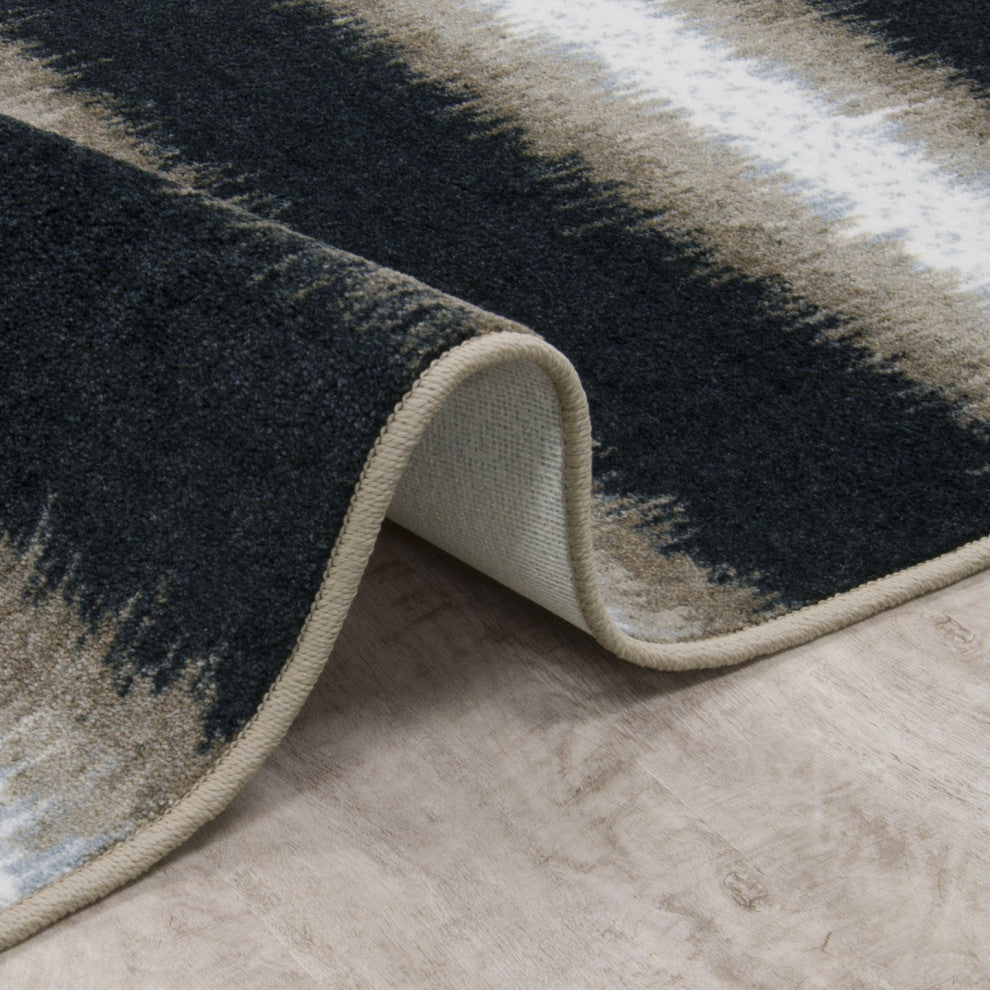 Tuned Out Onyx Rug, 7'8" X 10'9"