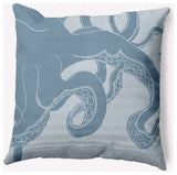 18x18" Gus Nautical Decorative Indoor Pillow, Dusty Smoke