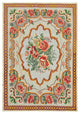 Rug N Carpet - Handmade Moldovan 5' 2'' x 7' 6'' Unique Flatweave Kilim Rug
