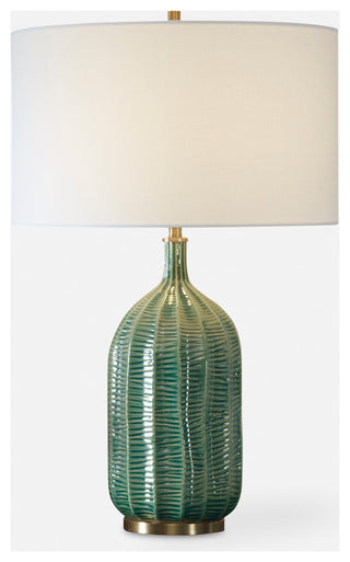 Uttermost Bixby Green Table Lamp