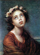Elisabeth Le Brun The Daughter's Portrait, Gallery Wrapped Canvas, 21"x28"