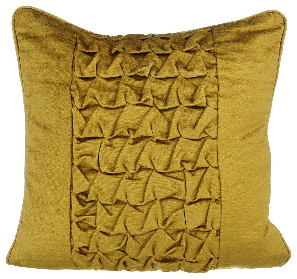 Green Throw Pillow Covers 16"x16" Velvet, Lemon Grass Knots
