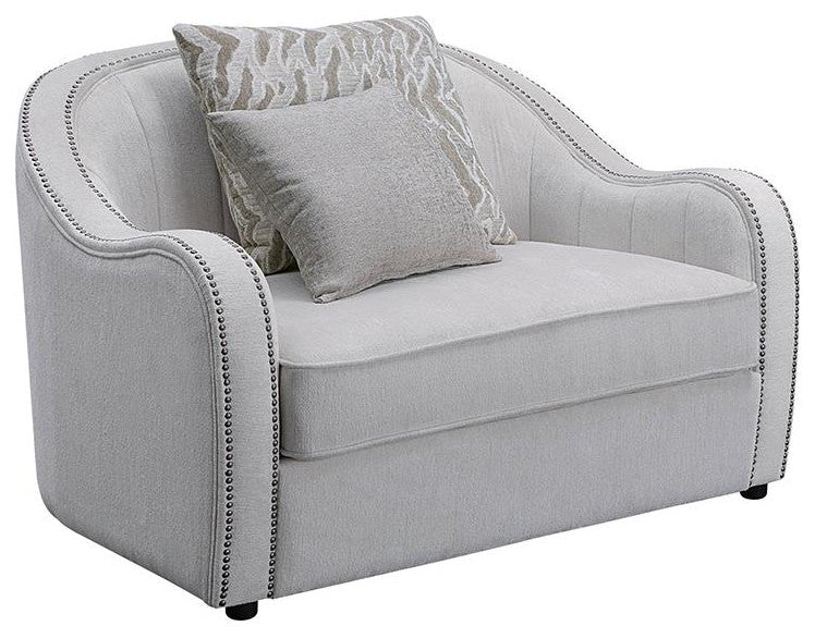 Lv00580, Chair With 2 Pillows, Beige Linen, Mahler