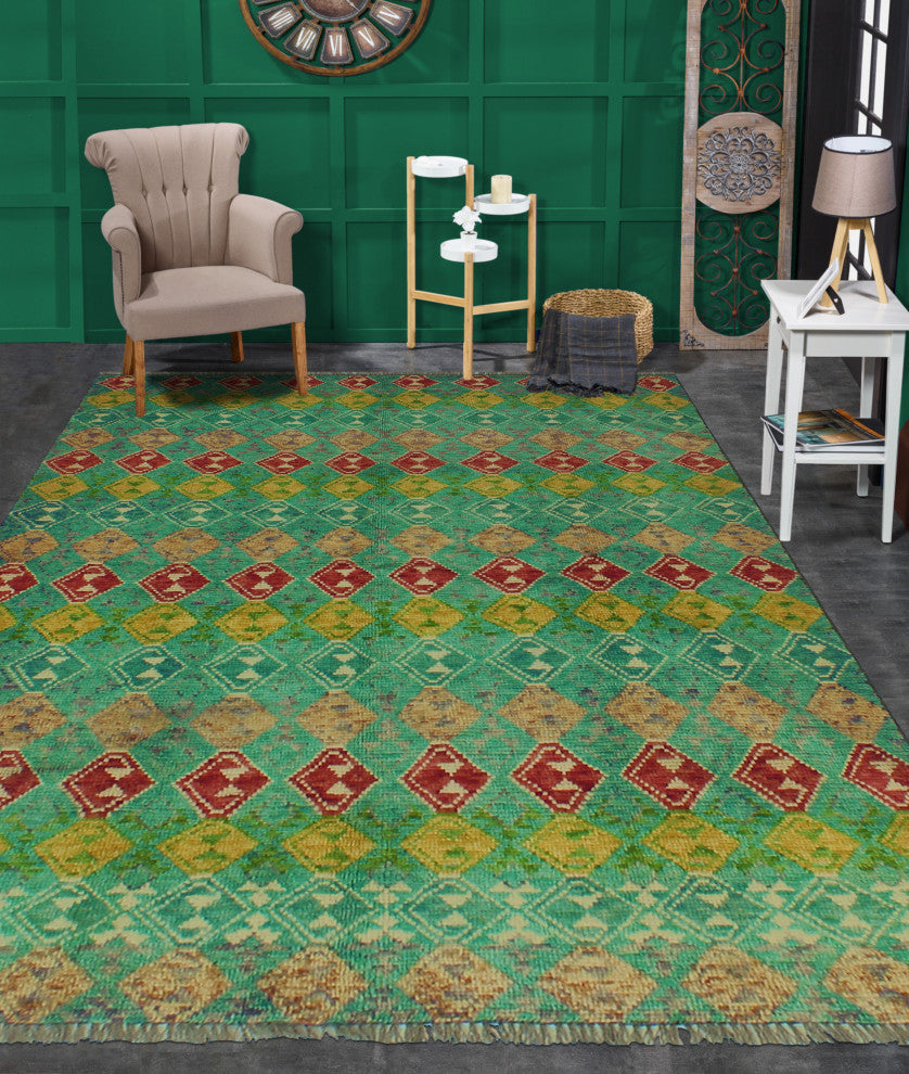 Balochi Anitza Green Rug