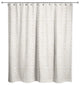 Cream Diamond Pattern 71x74 Shower Curtain