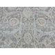 Arctic Blue, Silver Wash Peshawar, Hand Knotted, Pure Wool, Rug, 5'9"x9'