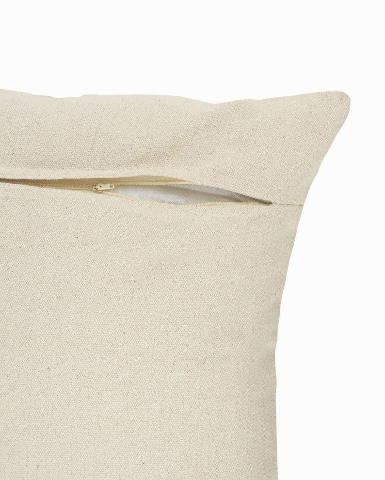Bordered Modern Rustic Throw Pillow