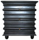 Ascona Side Table, Hand Rubbed Black