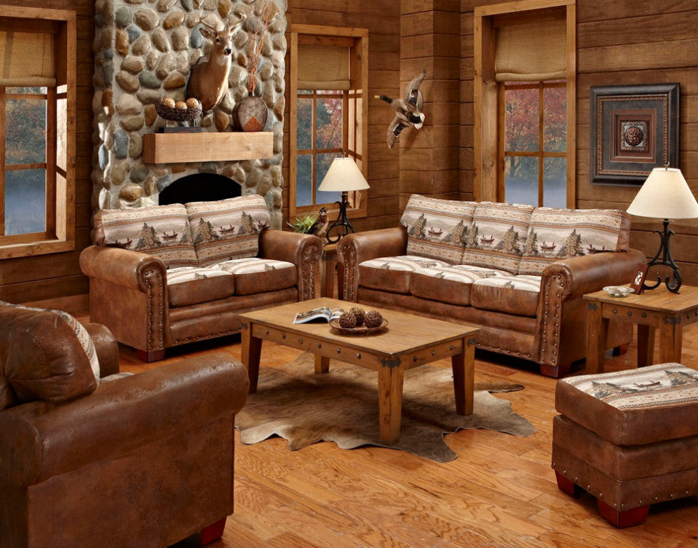 American Furniture Classics Model 8505-60 Alpine Lodge Sleeper Sofa