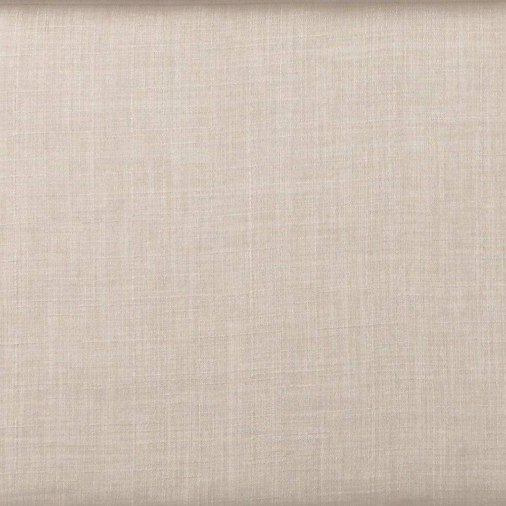 Felisa Tufted With Wings Upholstery Headboard, Queen, Beige