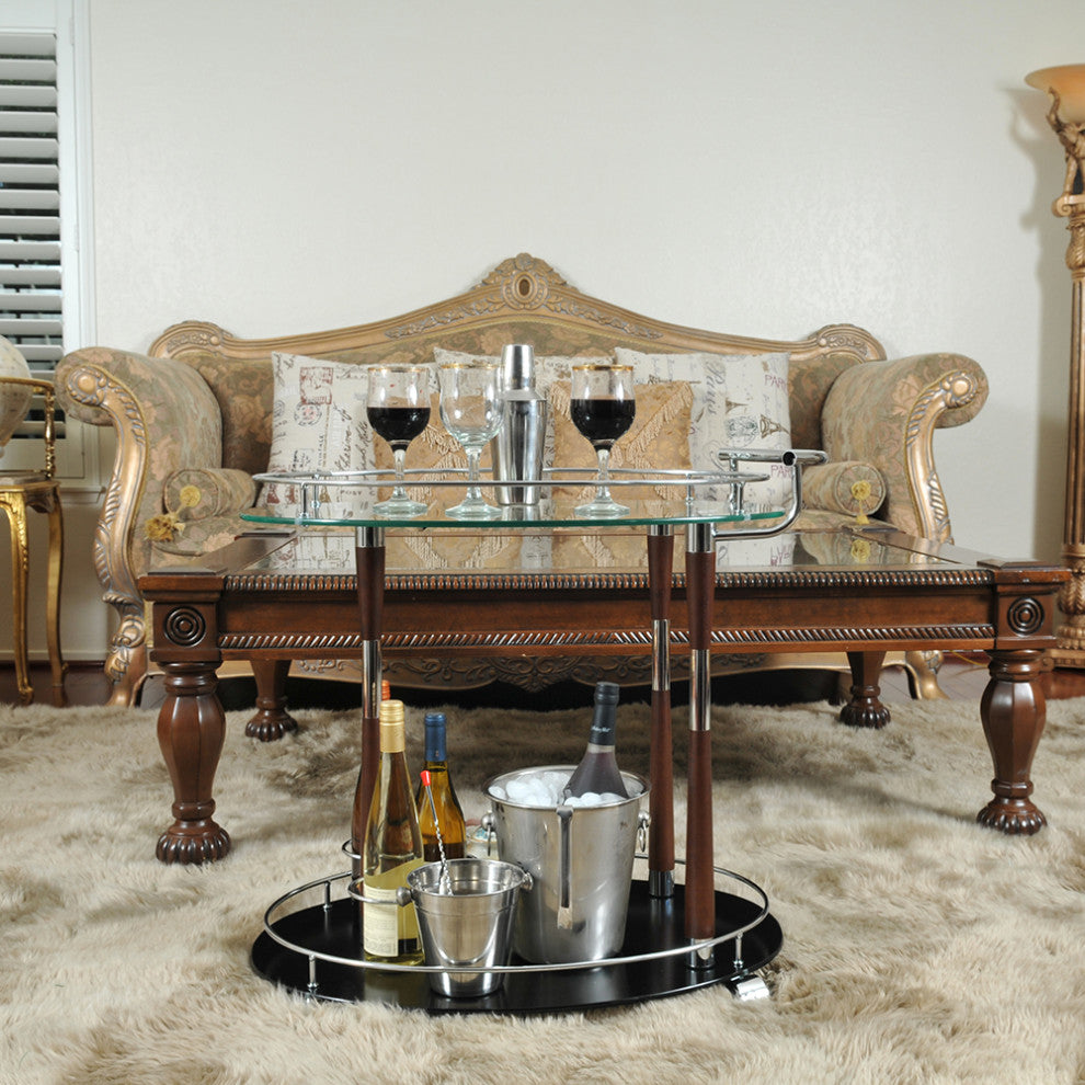 Anne Home Serving Trolley Bar Cart, Serving Cart