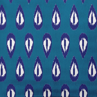 20" x 20" Ikat Tears Decorative Throw Pillow, Autumn Blue