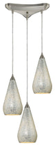 ELK Lighting Curvalo 3-Light Mini Pendant - 546-3SLV-CRC