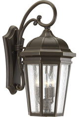 Progress Lighting Verdae 3-Light, Antique Bronze Large Wall-Lantern