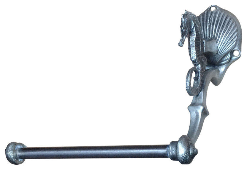 Sea Horse Tissue Holder, Antique Bronze