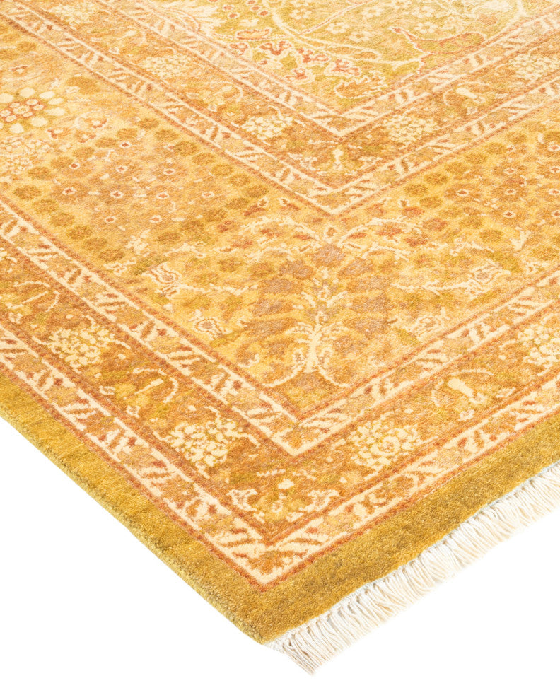 Mogul, One-of-a-Kind Hand-Knotted Area Rug Green, 8'1"x10'6"