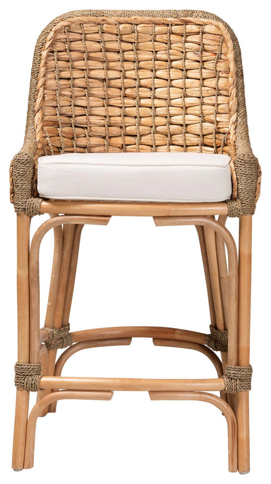 Zoey Modern Bohemian Collection, Counter Stool With Cushion