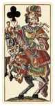 "Knight of Clubs (Bauern Hochzeit Deck)" Paper Art, 38"x74"