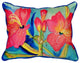 Betsy Drake Pink Amaryllis Small Indoor/Outdoor Pillow 11x14